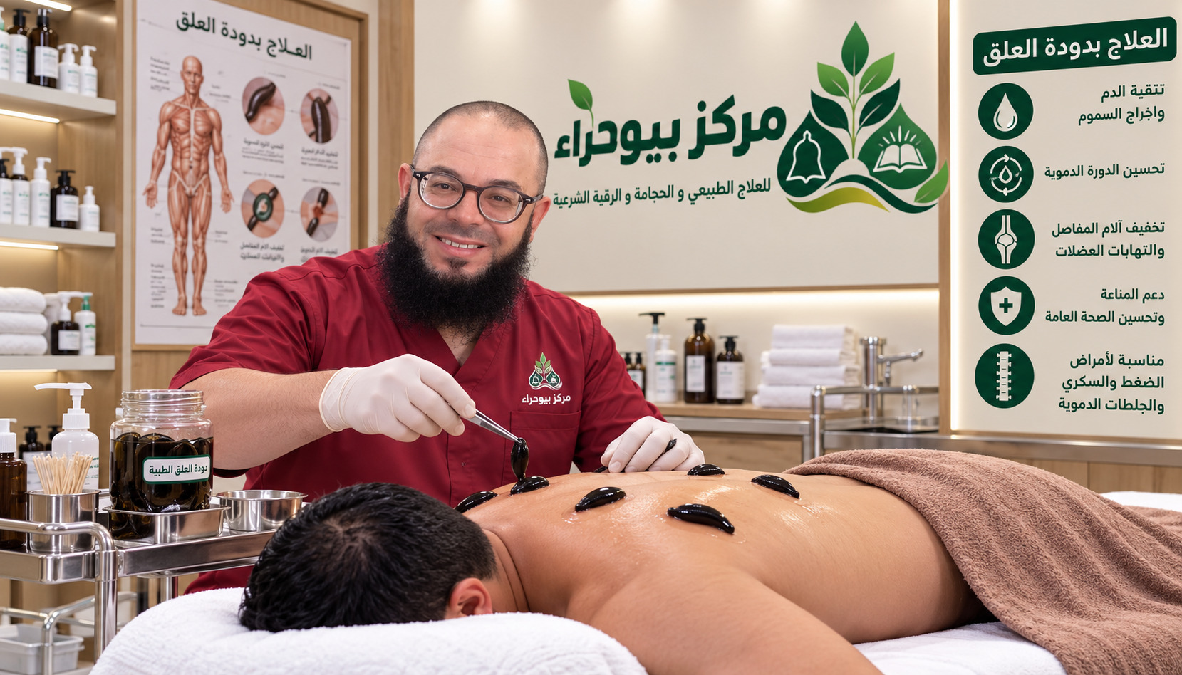 العلاج بدودة العلق